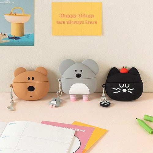 韓國 Romane Brunch Brother AirPods Pro2矽膠耳機保護套│ 早午餐兄弟