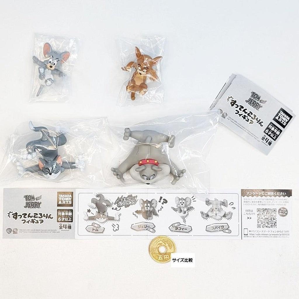 日本 T-arts 湯姆貓與傑利鼠 滑跤公仔 扭蛋 轉蛋 模型