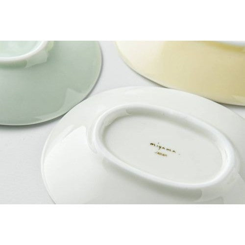 日本製 美濃燒 Miyama 深山 float 野花浮印小盤 | 甜點盤 點心盤 小菜碟