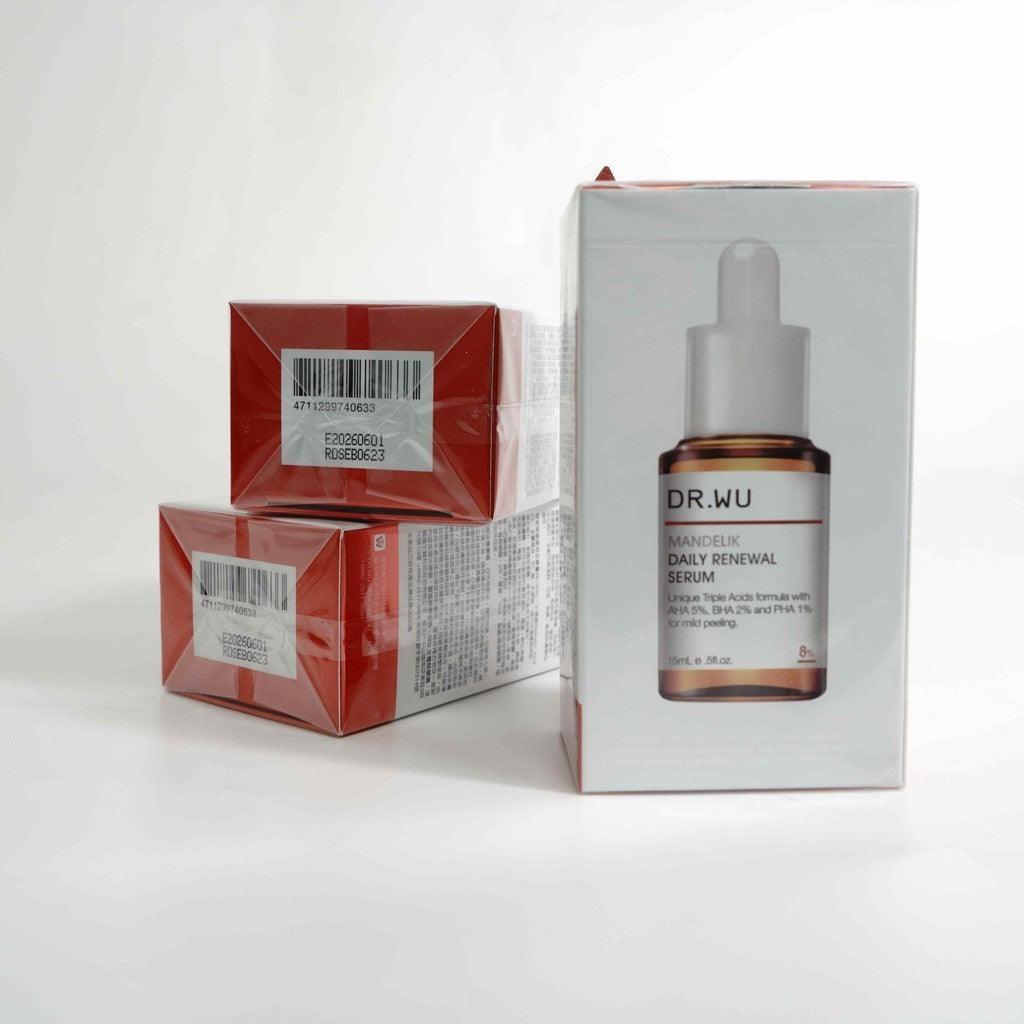 醫美 DR.WU 杏仁酸溫和煥膚精華 8% 15ml|乾/敏感肌適用 縮毛孔 清粉刺