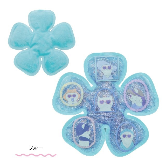 日本 CDF etendue 貓咪涼感花邊凝膠帽枕 | 涼感枕頭 冰涼枕