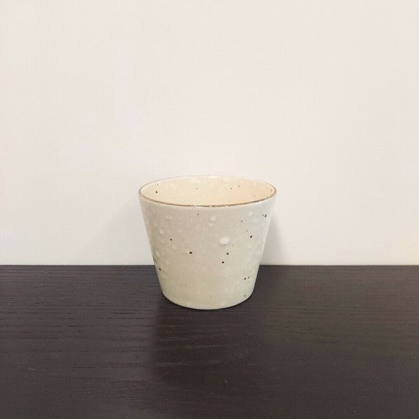 日本製 美濃燒 白妝千代杯︱150ML 蕎麥麵杯 茶杯 豬口杯