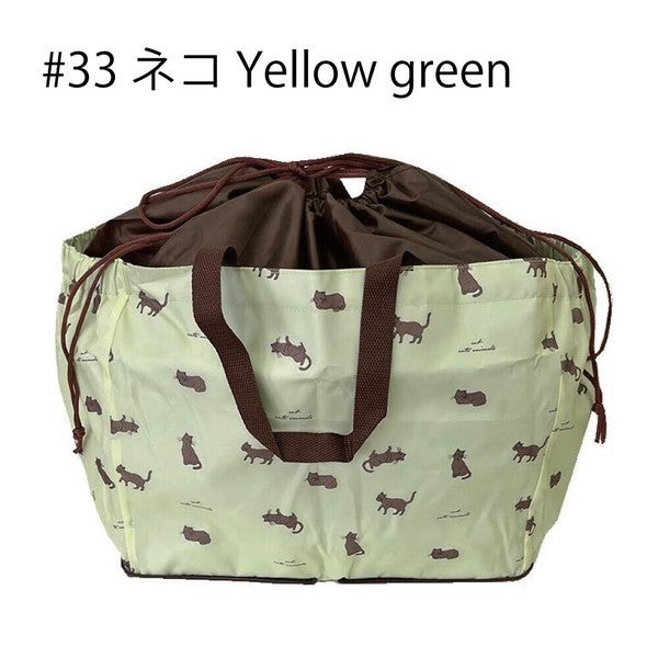 日本Chepeli 輕薄收納型束口保冷袋 | 外送 大容量 保溫袋 折疊購物袋