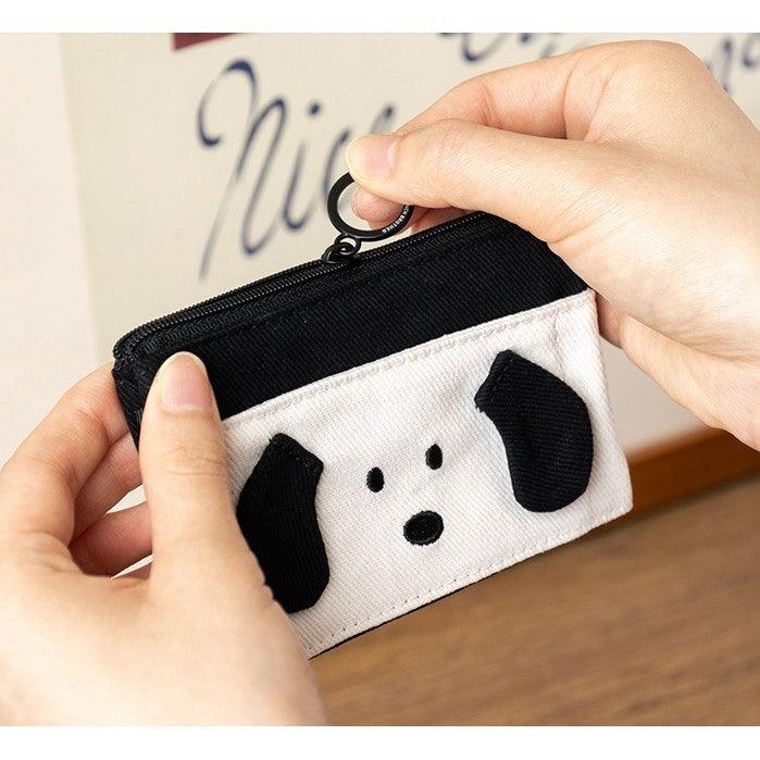 韓國 Romane 折疊票卡零錢包|證件 信用卡 耳機