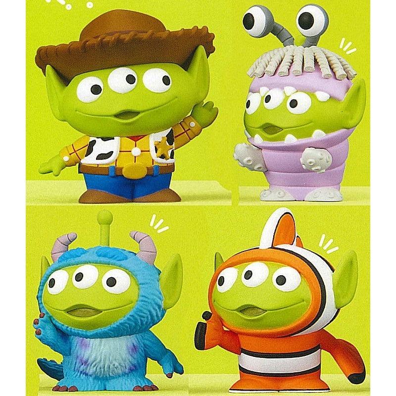 日本 T-arts 皮克斯悄悄話公仔 三眼怪變裝 胡迪 莫尼 毛怪 阿布 扭蛋