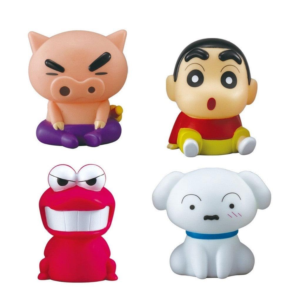 日本 Bandai 萬代 扭蛋 蠟筆小新發光公仔 小白 小新 肥嘟嘟佐衛門 鱷魚餅乾