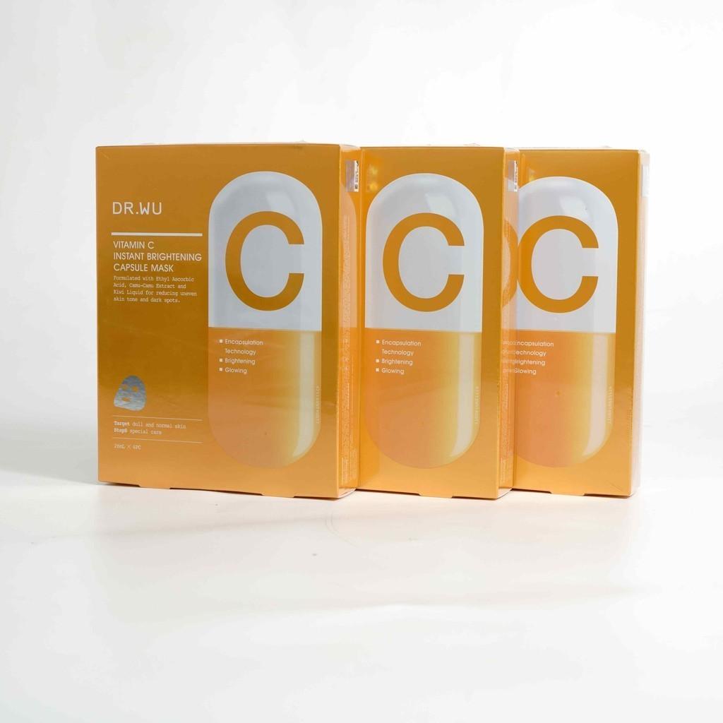 醫美 DR.WU 維他命C瞬效亮白膠囊面膜 26ml 4片|美白面膜 保濕面膜