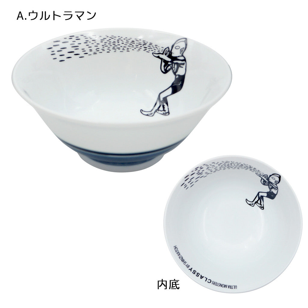 日本製 奧特曼 輕量拉麵碗∣ 布斯卡 鹹蛋超人