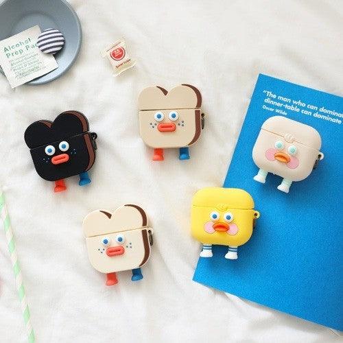 韓國 Romane 早午餐兄弟 吐司 鴨子 AirPods3 矽膠保護套|耳機保護套 韓國耳機殼