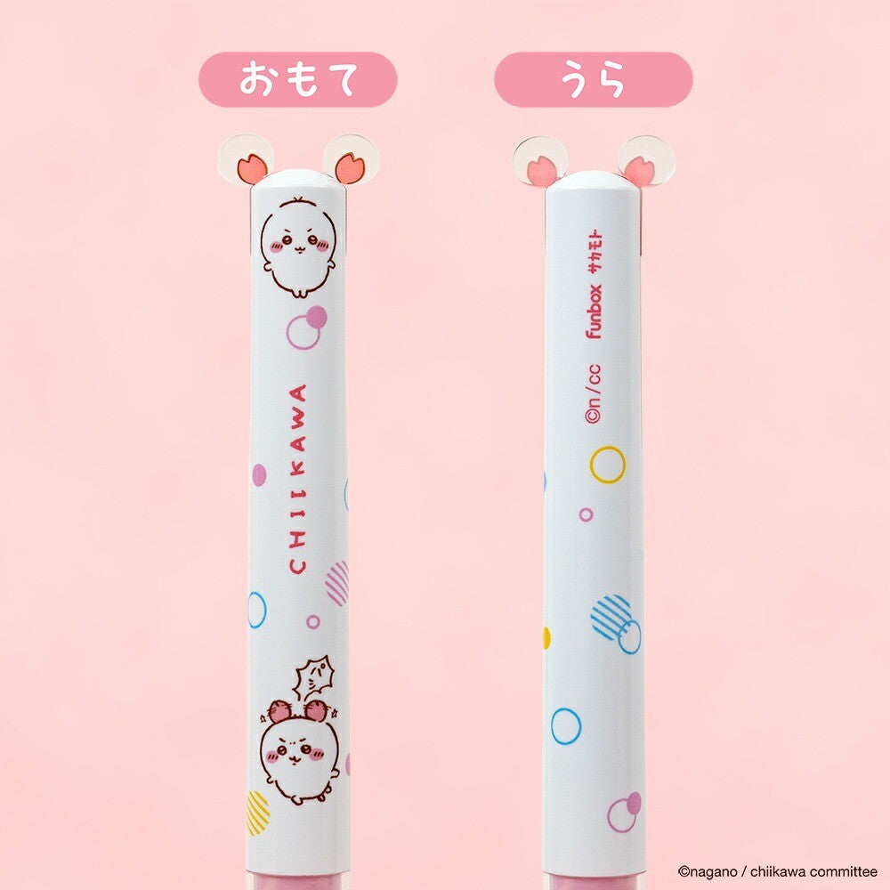 日本製 funbox 吉伊卡哇雙色原子筆0.7mm | 小八 烏薩奇 按壓筆