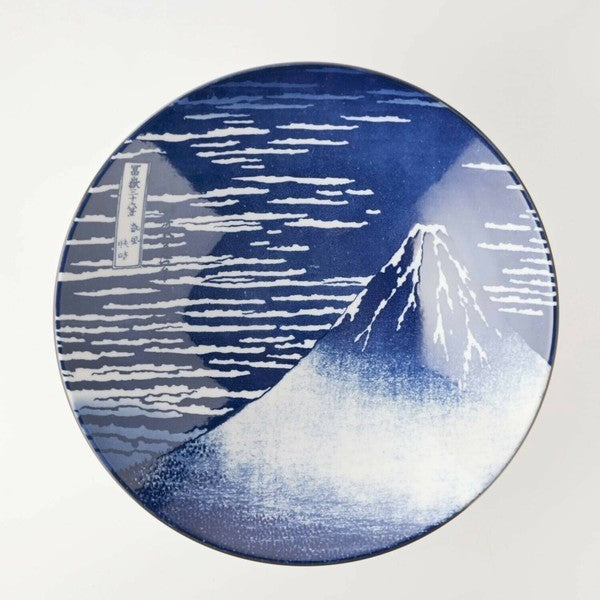 日本製 美濃燒 凱風快晴 浮世繪碗盤 | 富士山 葛飾北齋 富岳三十六景