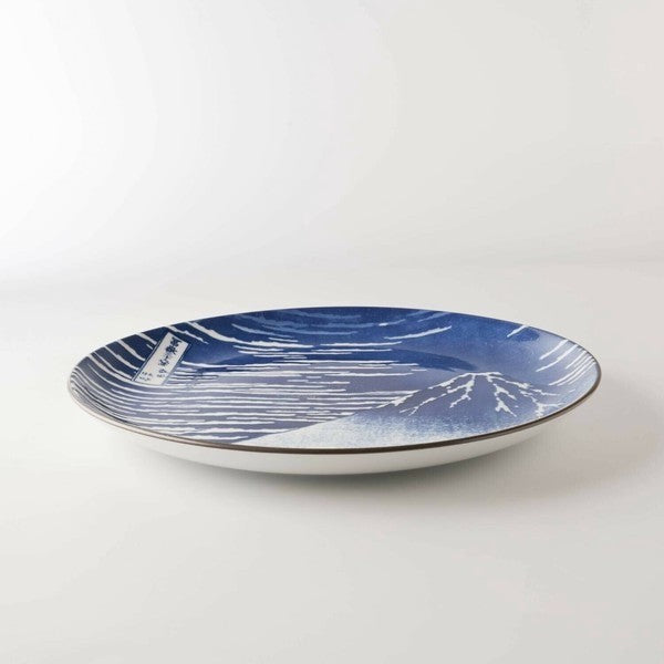 日本製 美濃燒 凱風快晴 浮世繪碗盤 | 富士山 葛飾北齋 富岳三十六景