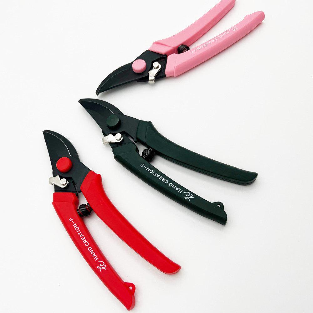 日本製 sakagen 坂源 手創黑刃剪定鋏 P180|花藝剪刀 園藝剪 花剪