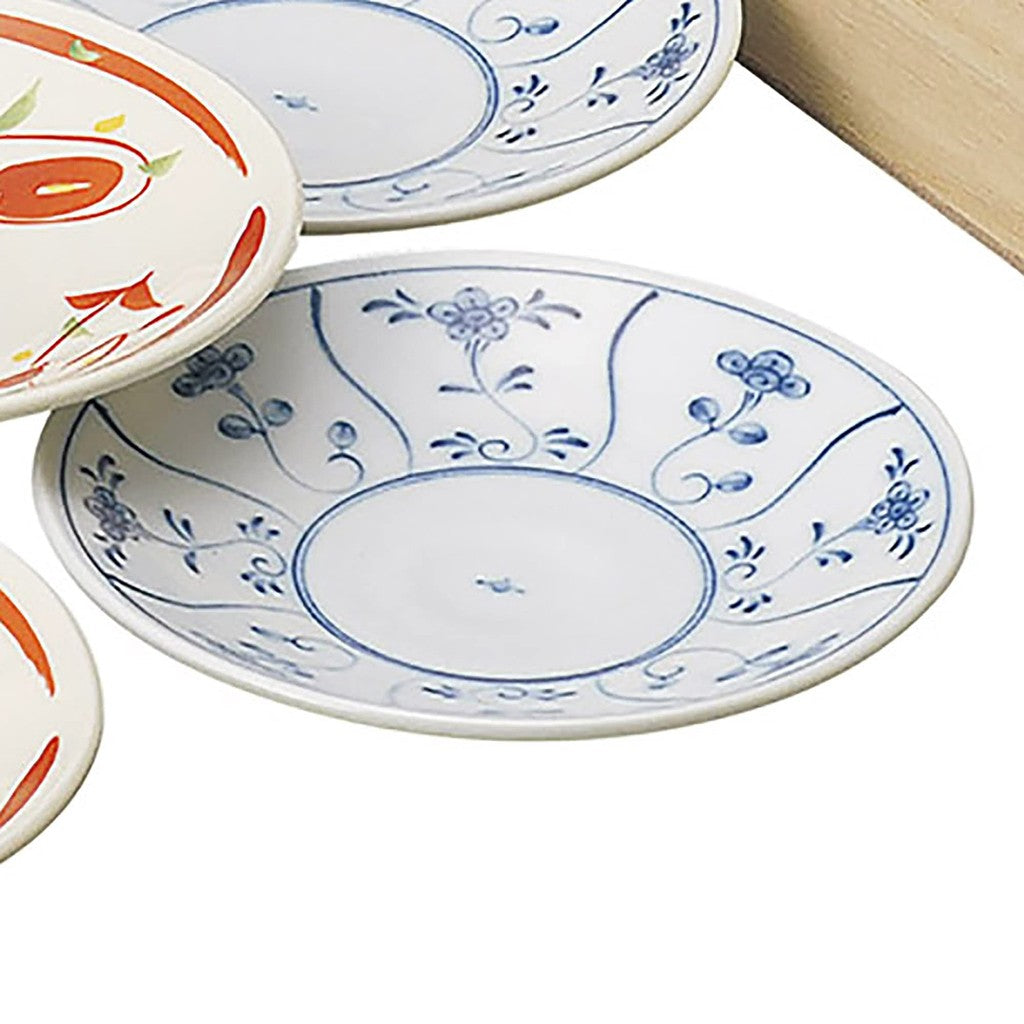 日本製 美濃燒 陶彩輕量盛宴小碟︱禮盒組 醬料碟 小菜盤 盤子