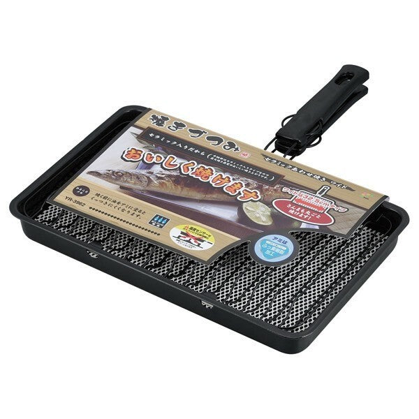 日本 和平 陶瓷夾式烤網 | 直火 瓦斯爐 麻糬 烤魚 土司 露營 烤肉網