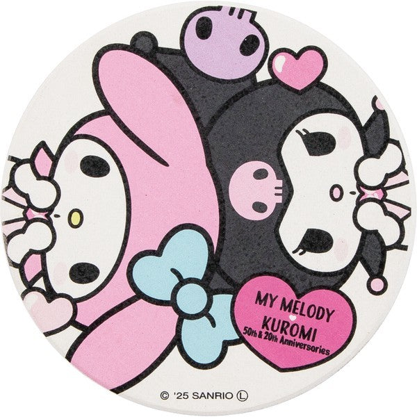 日本 三麗鷗 正版珪藻土吸水杯墊 | 硅藻土杯墊 吸水 可愛杯墊 陶瓷軟木杯墊