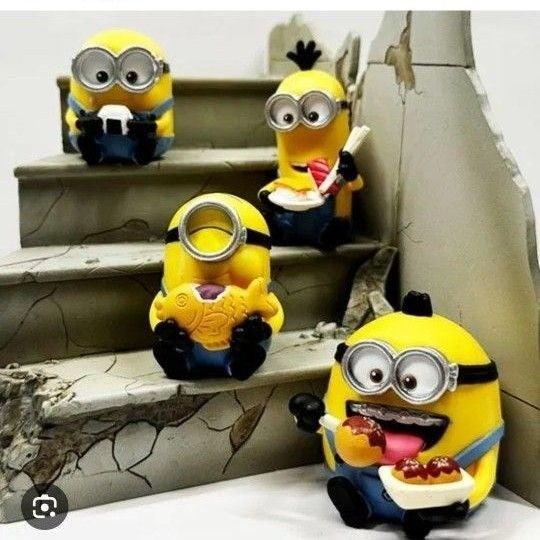 日本 T-ARTS 小小兵嚼嚼公仔扭蛋| Bob Kevin Stuart Otto 蛋糕裝飾 公仔