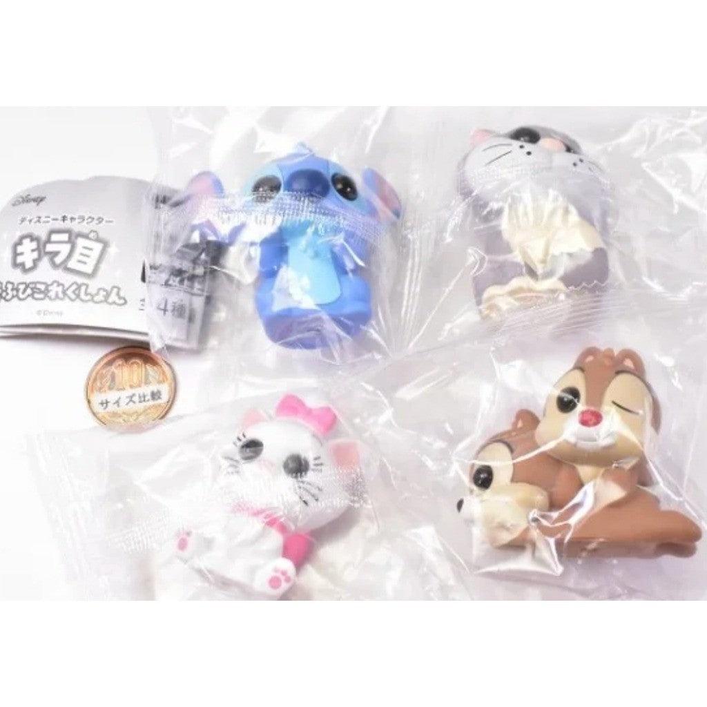 日本 T-arts 迪士尼角色大眼軟膠公仔 扭蛋 史迪奇 奇奇蒂蒂 瑪麗貓