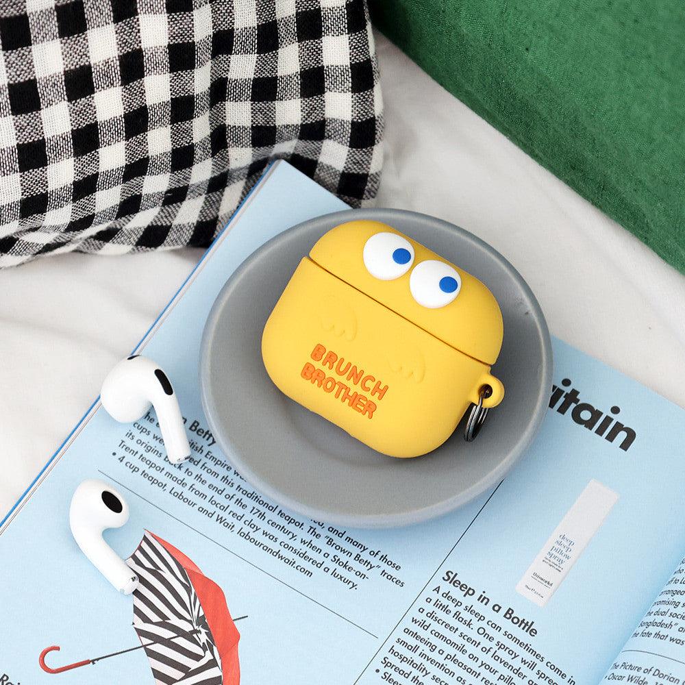 韓國 Romane 早午餐兄弟 幽靈 AirPods3矽膠保護套|耳機殼 耳機套 耳機盒