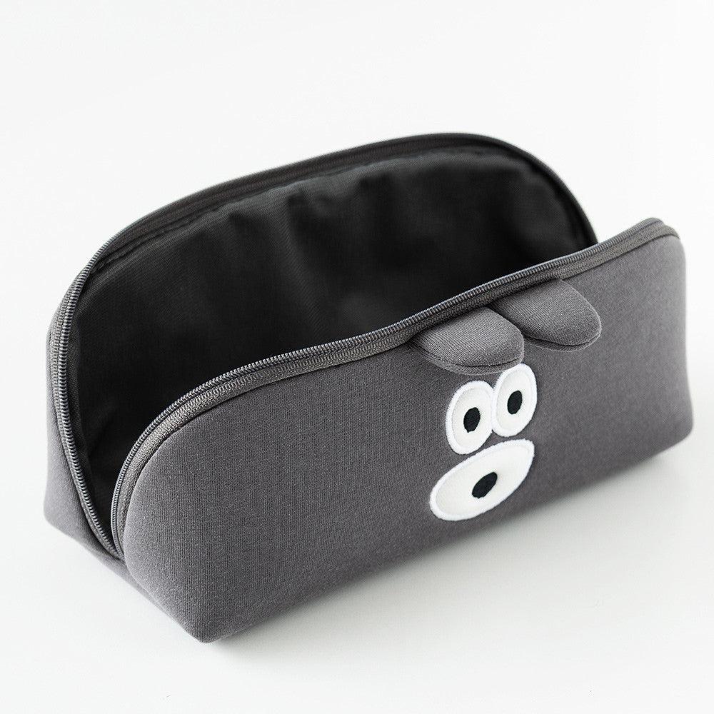 韓國 Romane 早午餐兄弟 狗狗 兔兔 餃子筆袋|大容量筆袋 鉛筆袋 化妝包