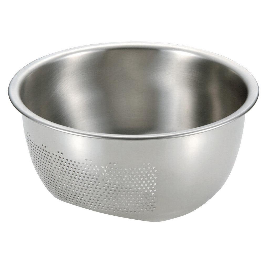 日本製 藤井 3WAY 不鏽鋼瀝水調理盆|瀝水籃 料理盆 洗米盆