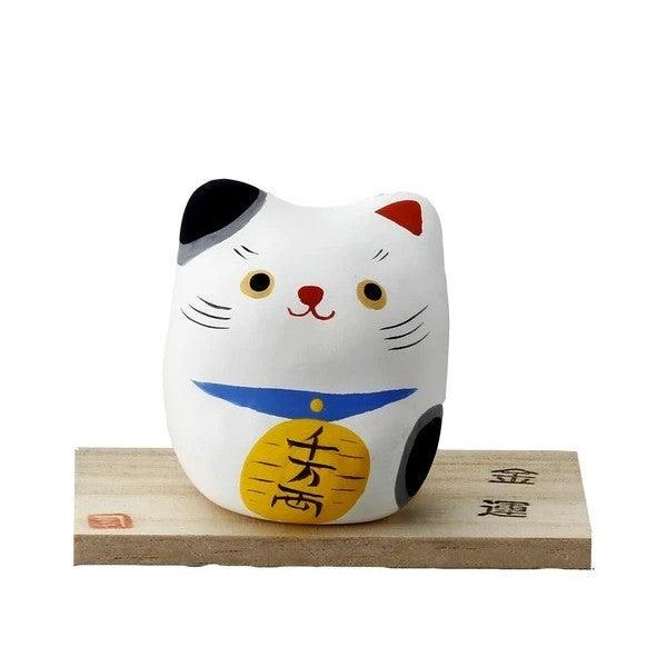 日本製 瀨戶燒 手繪陶瓷招財貓擺飾|開運小物 入宅禮 招財擺件