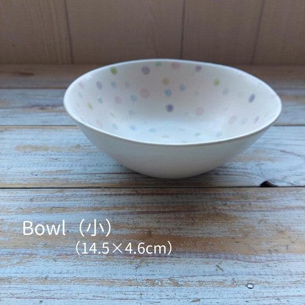 日本製 Spray 彩色點點 美濃燒 陶瓷餐具|橢圓盤 圓盤 餐碗