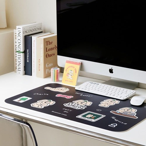 韓國 Romane 可愛插圖電腦桌墊 | 餐墊 滑鼠墊 電腦桌墊 辦公桌墊 書桌墊