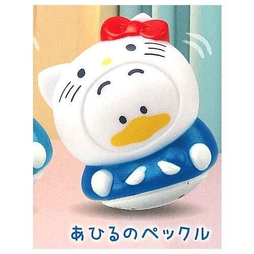 日本 Yumeya 夢屋 三麗鷗 不倒翁留言板P2 扭蛋 Hello Kitty 布丁狗 人魚漢頓 貝克鴨 酷企鵝