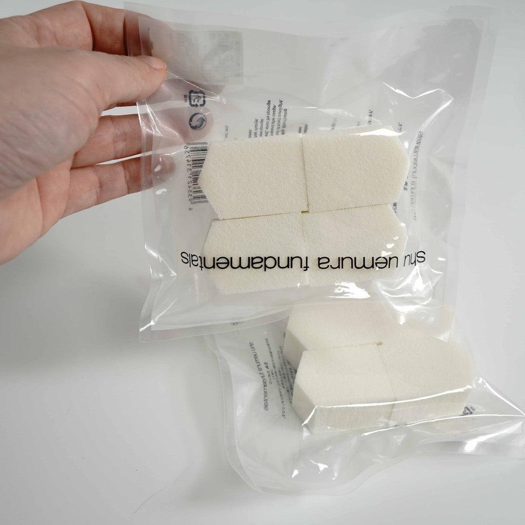 專櫃 植村秀 shu uemura 新五角 粉撲 4PCS|化妝海綿 可水洗 超服貼