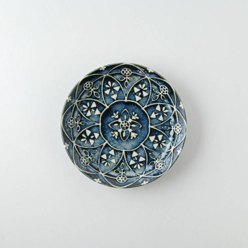 日本製 美濃燒 摩洛哥系列圓盤 | 5吋盤 茶盤 點心盤 深盤 Moroccan