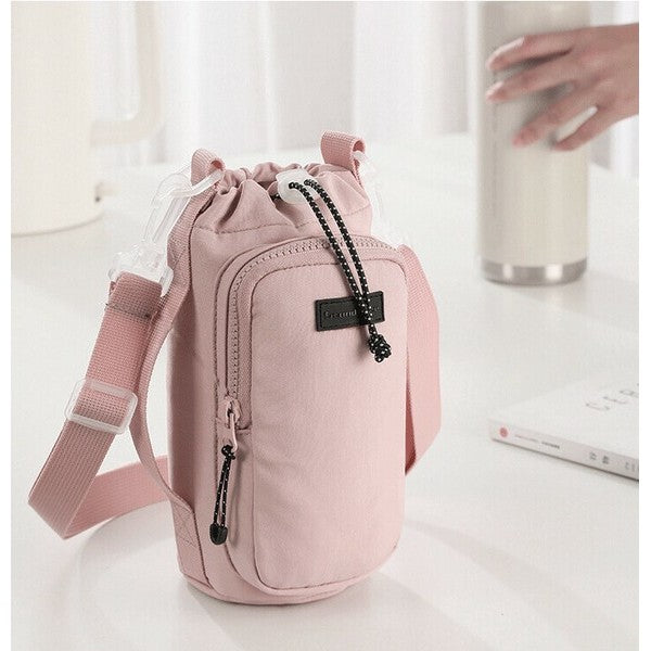 日本 LIZDAYS 防水 手機水壺隨身側背包 | 斜背水壺袋 時尚水壺袋 水壺背帶