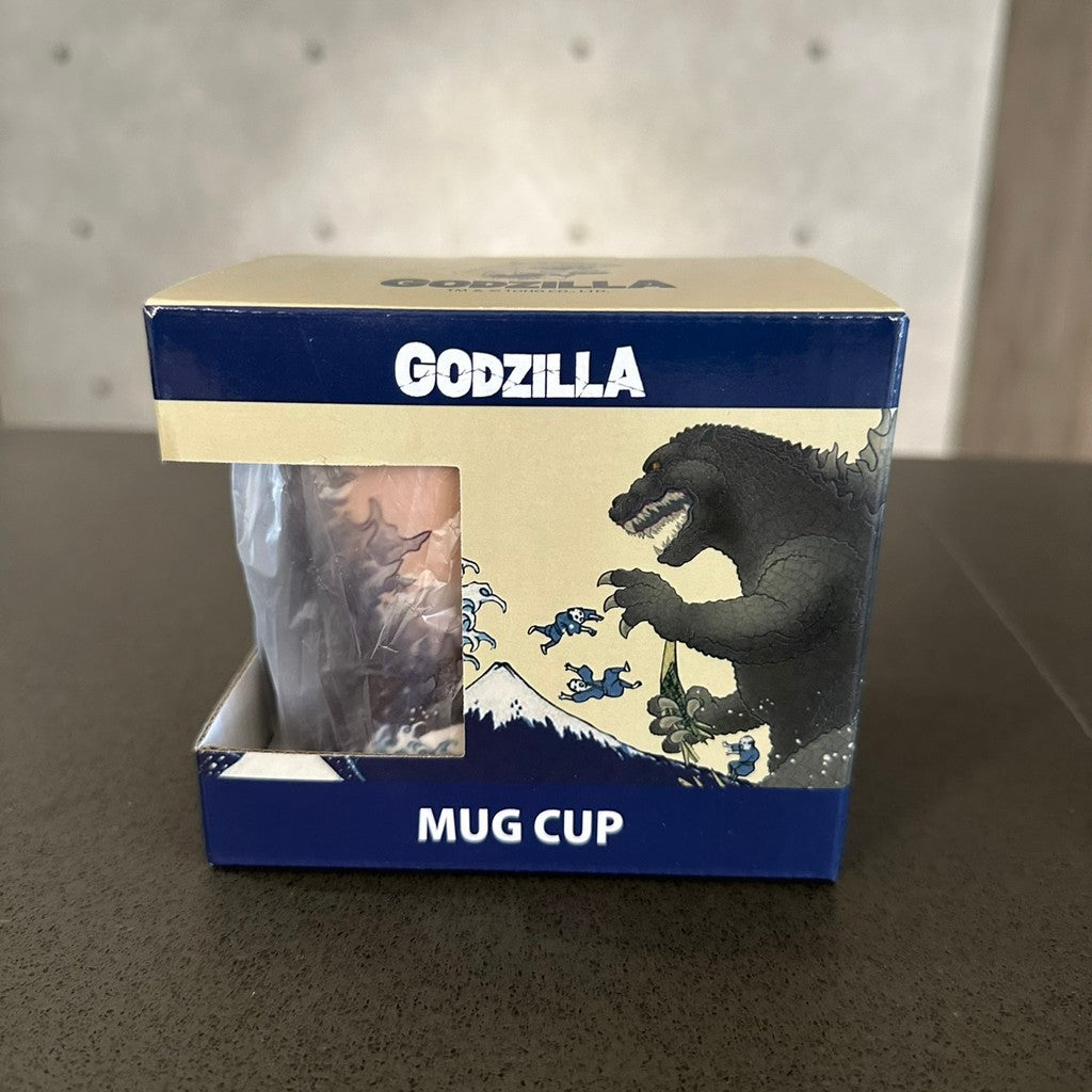 日本限定【Godzilla】浮世繪 哥吉拉 馬克杯 | 神奈川沖浪裏 基多拉 富嶽三十六景