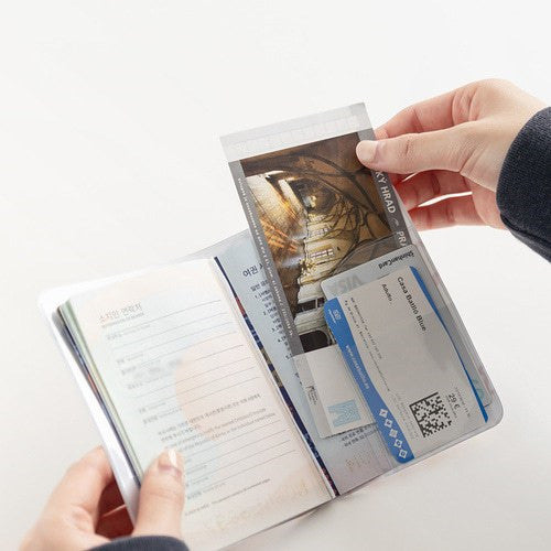 韓國 Romane 護照套 | Brunch Brother 護照夾 護照收納 PVC折疊護照套