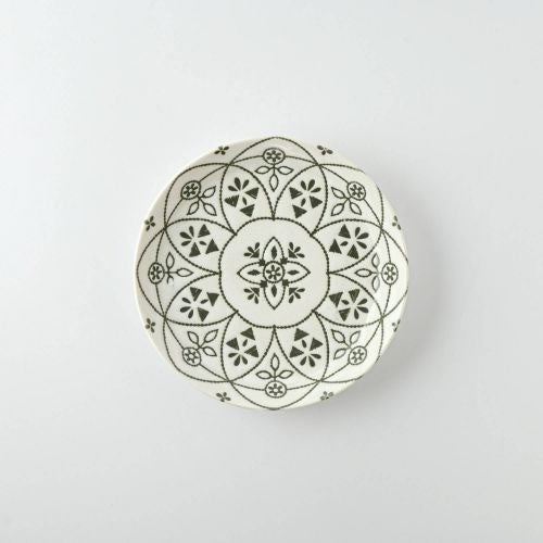 日本製 美濃燒 摩洛哥系列圓盤 | 5吋盤 茶盤 點心盤 深盤 Moroccan