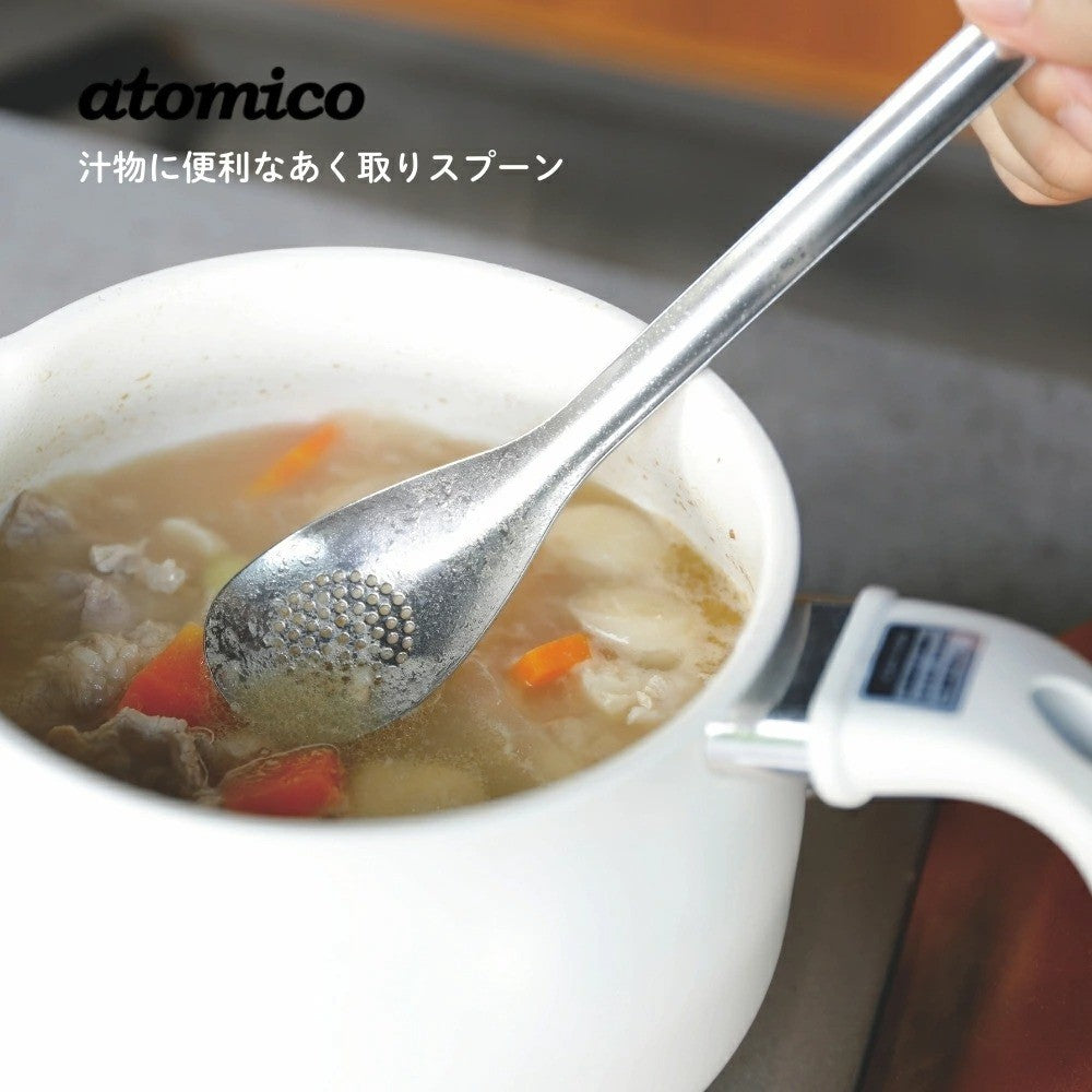 日本製 CB Japan 燕三條不鏽鋼瀝汁勺 | 瀝湯汁 撈浮沫 勺子 過濾湯匙 長柄湯匙