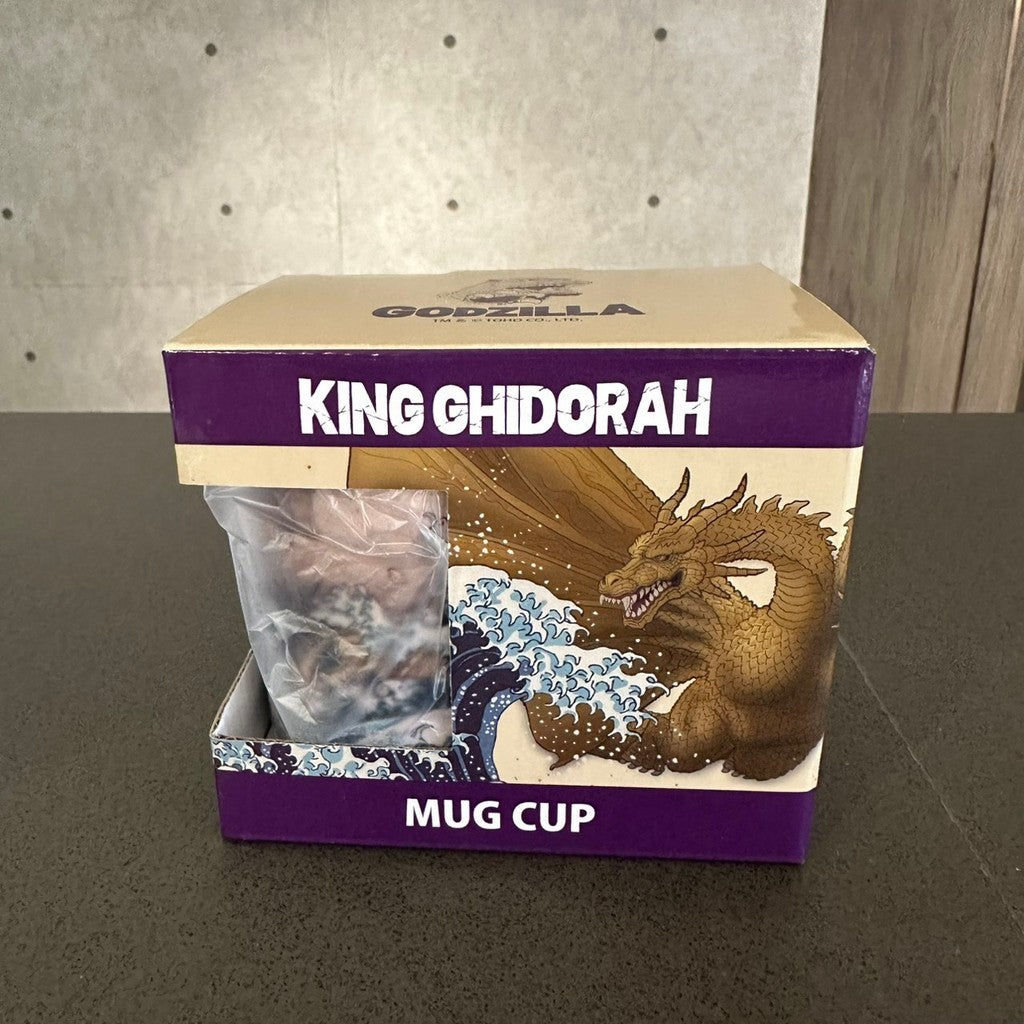 日本限定【Godzilla】浮世繪 哥吉拉 馬克杯 | 神奈川沖浪裏 基多拉 富嶽三十六景