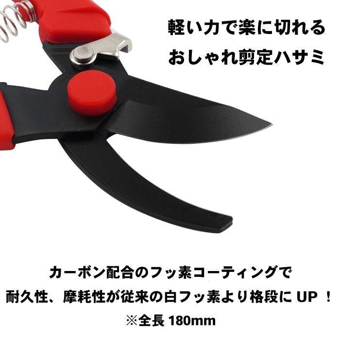 日本製 sakagen 坂源 手創黑刃剪定鋏 P180|花藝剪刀 園藝剪 花剪