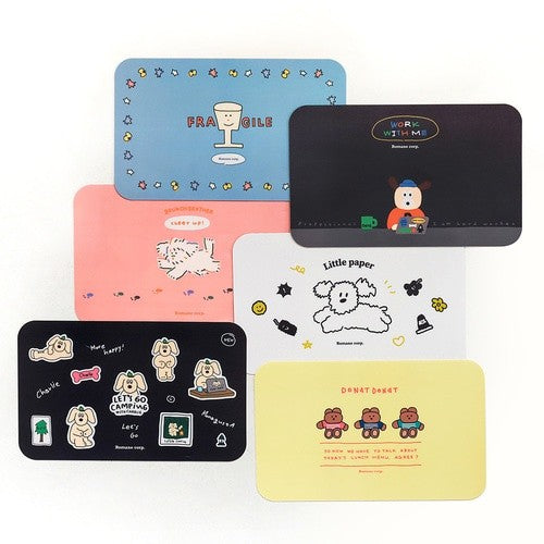 韓國 Romane 可愛插圖電腦桌墊 | 餐墊 滑鼠墊 電腦桌墊 辦公桌墊 書桌墊