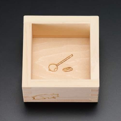 日本製 ADERIA 石塚硝子 江戸猫木枡玻璃清酒杯 100cc|酒杯 玻璃酒杯 燒酒杯