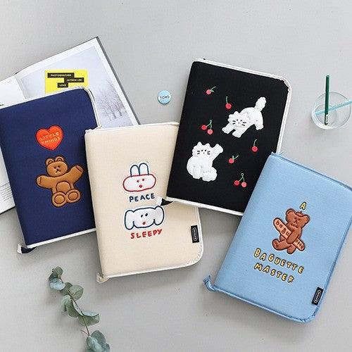 韓國 Romane 13吋筆電包 兔兔狗狗 貓咪|電腦包 ipad包 平板包