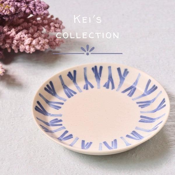 日本製 美濃燒 蔬果系列造型陶瓷餐盤 14cm|水果盤 圓盤 點心盤