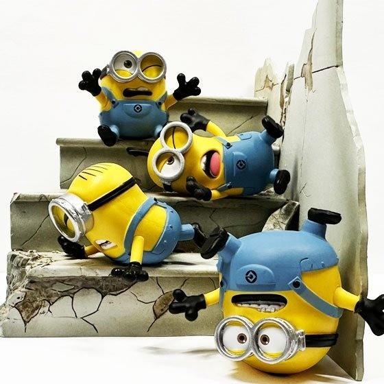 日本 T-ARTS 小小兵滑跤公仔 扭蛋| Bob Kevin Stuart Otto 蛋糕裝飾