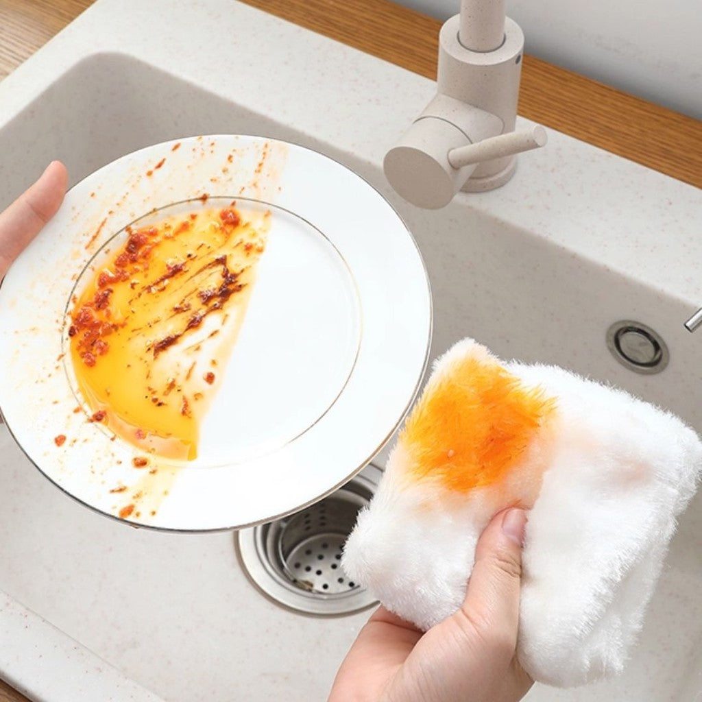 日本製 Aisen 油汙專用神奇抹布 | 沖水即淨 去油汙 除油 吸水速乾 不易掉毛