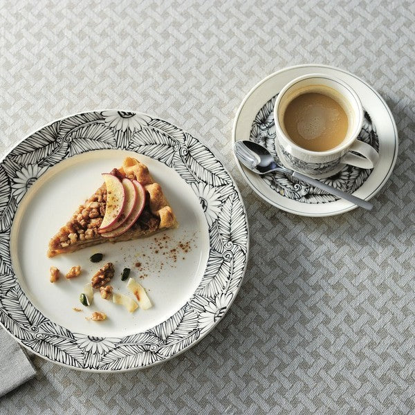 日本製 Vallmo 手繪花草咖啡杯盤 | 北歐風 下午茶組 咖啡杯 咖啡碟 點心盤