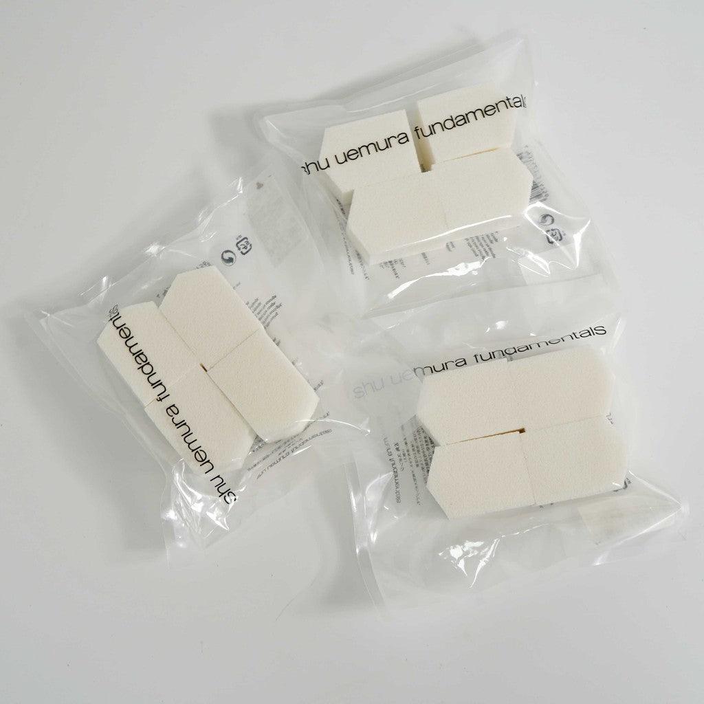 專櫃 植村秀 shu uemura 新五角 粉撲 4PCS|化妝海綿 可水洗 超服貼