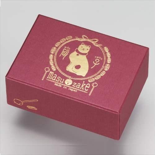 日本製 ADERIA 石塚硝子 江戸猫木枡玻璃清酒杯 100cc|酒杯 玻璃酒杯 燒酒杯