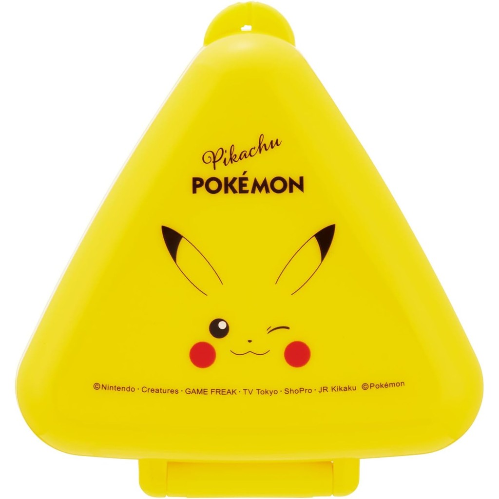 SKATER 三角飯糰便當盒︱皮卡丘 寶可夢 飯糰 野餐 便當