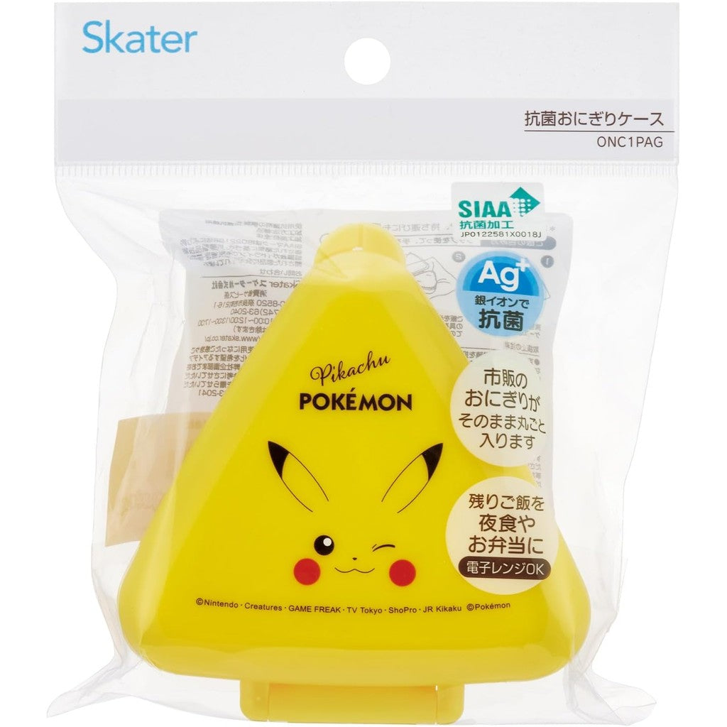 SKATER 三角飯糰便當盒︱皮卡丘 寶可夢 飯糰 野餐 便當