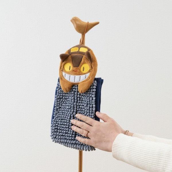 日本 宮崎駿 黑貓吉吉 龍貓 龍貓公車 可掛式 擦手巾|擦手毛巾 擦手布 魔女宅急便 豆豆龍